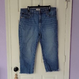 Madewell cropped jeans